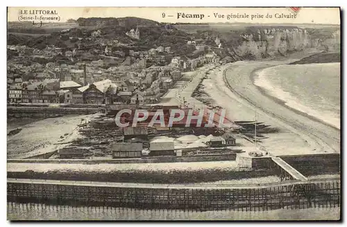 Cartes postales Fecamp Vue Generale Prise du Calvaire