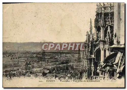 Ansichtskarte AK Rouen Panorama Vue Prise de La Cathedrale