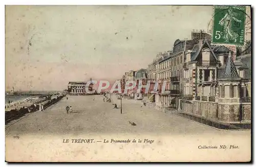 Cartes postales Le Treport La Promenade de la Plage