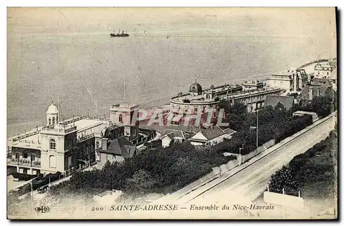 Ansichtskarte AK Sainte Adresse Ensemble du Nice Havrais