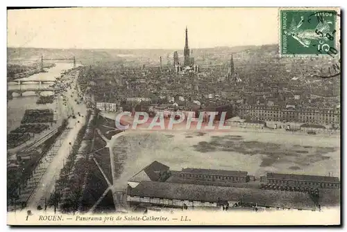 Ansichtskarte AK Rouen Panorama Pris de Sainte Catherine