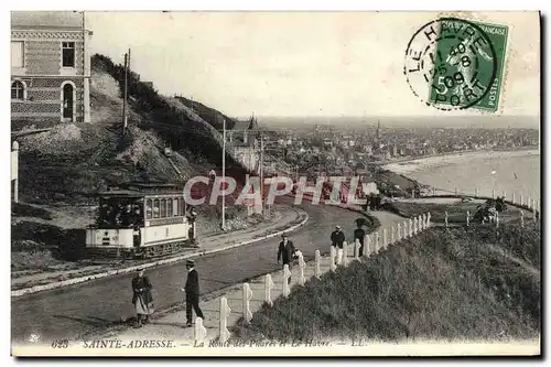 Cartes postales Saint Adresse La Route des phares et Le Havre Tramway