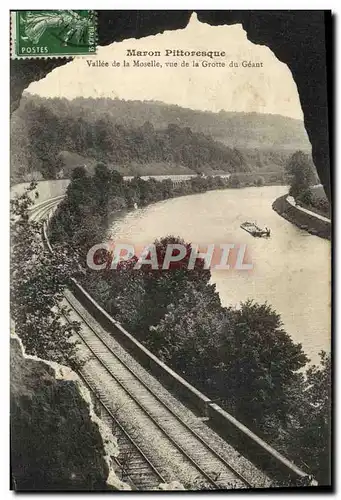 Ansichtskarte AK Maron Pittoresque Vallee de la Moselle Vue de la grotte du geant