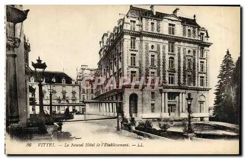 Cartes postales Vittel Le Nouvel Hotel de l&#39etablissement