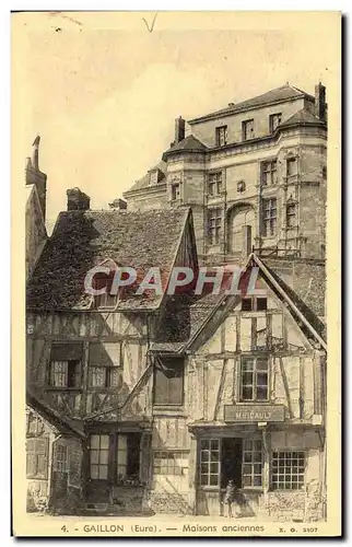 Cartes postales Gaillon Maisons Anciennes