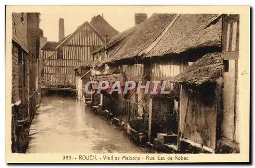 Ansichtskarte AK Rouen Vieilles Maisons Rue Ean de Robec