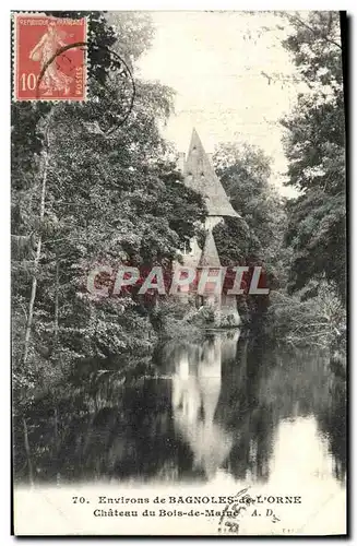 Cartes postales Bagnoles de L&#39Orne Chateau du Bois de Maine