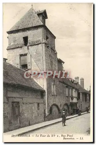 Cartes postales Lisieux La Tour du 15eme Rue Paul Banaston