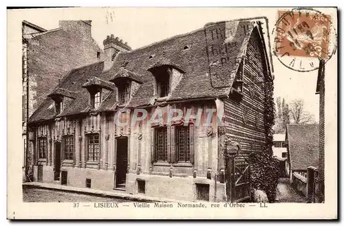 Cartes postales Lisieux Vieille Maison Normande Rue d'Orbec