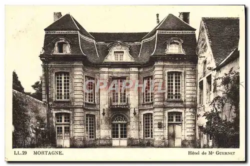 Cartes postales Mortagne Hotel de Mr Guernet