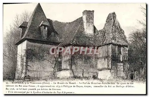 Cartes postales Roiville vimoutiers Le Manoir du Mesnil