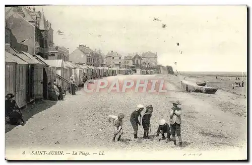 Cartes postales Saint Aubin La Plage Enfants