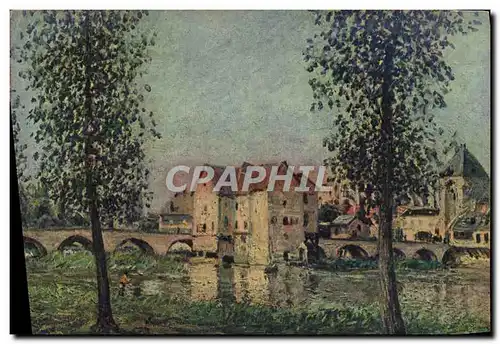 Cartes postales moderne Sisley Bords du Loing a Moret 1888