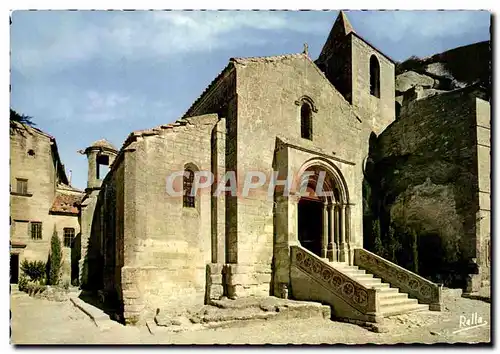 Moderne Karte La Provence Les Baux L&#39eglise Saint Vincent Lanterne des morts