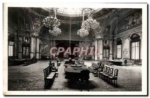 Cartes postales Monte Carlo Le Casino La salle Schmidt