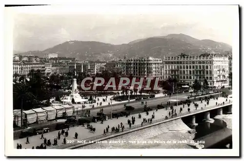 Ansichtskarte AK Nice Le Jardin Albert 1er Vue prise du palais de la jetee