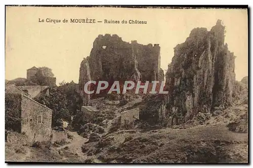 Ansichtskarte AK Le Cirque de Moureze Ruines du Chateau