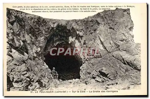 Cartes postales Le Pouliguen Sur la Cote La Grotte des Korrigans