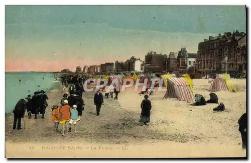 Cartes postales Malo les Bains La Plage