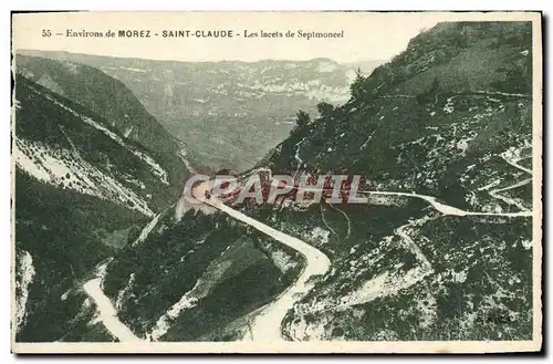 Cartes postales Morez Saint Claude Les Lacets de Septmoncel