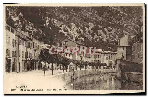 Cartes postales Morez du Jura Rue des Jardins