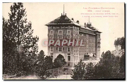 Cartes postales Font Romeu L&#39hotel Tennis