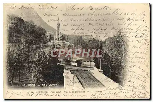 Cartes postales Lourdes La Basilique