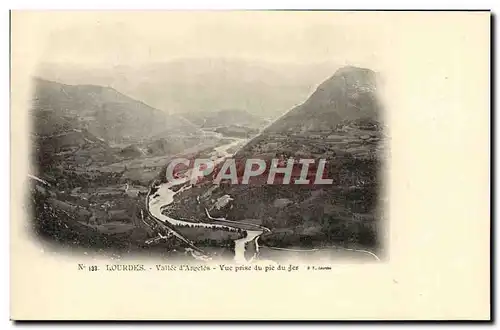 Cartes postales Lourdes Vallee d&#39Argeles Vue Prise Du Pic Du Jer