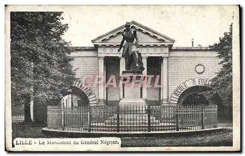 Cartes postales Lille Le Monument Du General Negrier