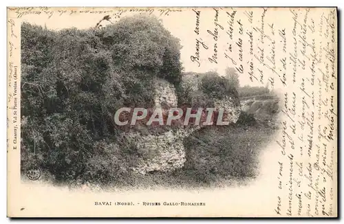 Cartes postales Bavai Ruines Gallo Romaines
