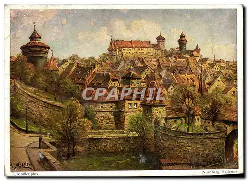 Cartes postales moderne Nurnberg Hallertor