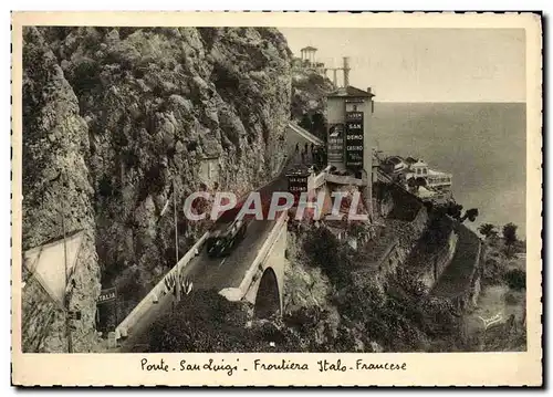 Cartes postales moderne Pont San Luigi Frontiera Italo francese