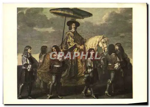 Cartes postales moderne Peinture Francaise Charles Lebrun Le Chancelier Seguier Au Cortege De l&#39Entree De La Reine Ma