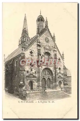 Cartes postales St Calais L&#39Eglise ND