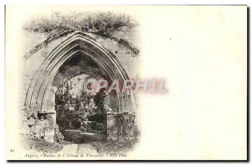 Cartes postales Angers Ruines de l&#39abbaye de Toussaint