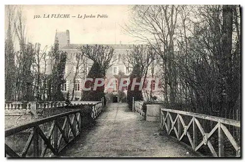 Cartes postales La Fleche le Jardin Public