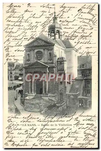 Cartes postales Le Mans Eglise de la Visitation