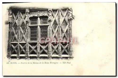 Cartes postales Le Mans Fenetre de la Maison de la Reine Berengere