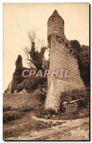 Ansichtskarte AK Maillezais Architecture Religieuse de Poitou Remparts de l&#39ancienne abbaye