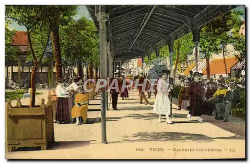 Cartes postales Vichy Galeries couvertes