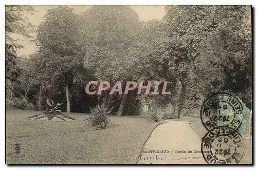 Cartes postales Saint Cloud Jardin du Trocadero