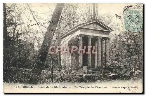 Ansichtskarte AK Rueil Parc de la Mamaison Le temple de l&#39amour