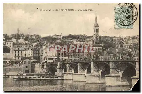 Cartes postales Saint Cloud Vue Generale