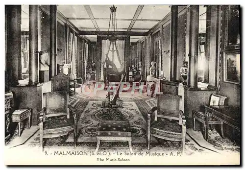 Cartes postales Malmaison Le Salon de Musique