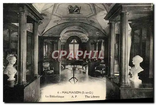 Cartes postales Malmaison La Bibliotheque