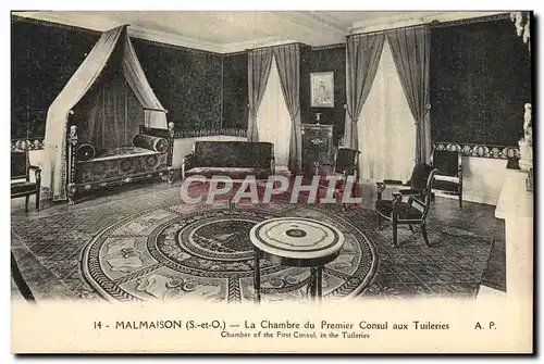 Ansichtskarte AK Malmaison La Chambre Du Premier Consul aux Tuileries