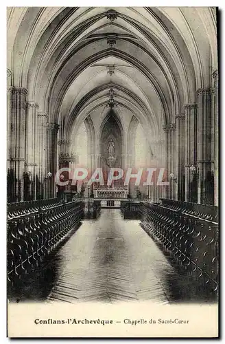 Cartes postales Conflans L'Archeveque Chapelle du Sacre Coeur