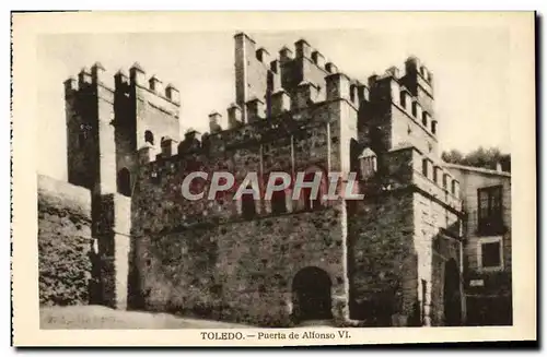 Ansichtskarte AK Toledo Puerta de Alfonso VI