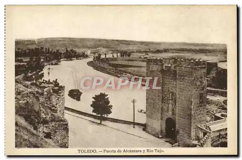 Ansichtskarte AK Toledo Puerta de Alcantara Rio Tajo