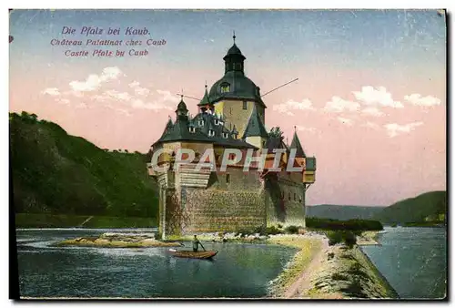 Cartes postales Die Pfalz Bei Kaub Chateau Palatinat Chez Caub